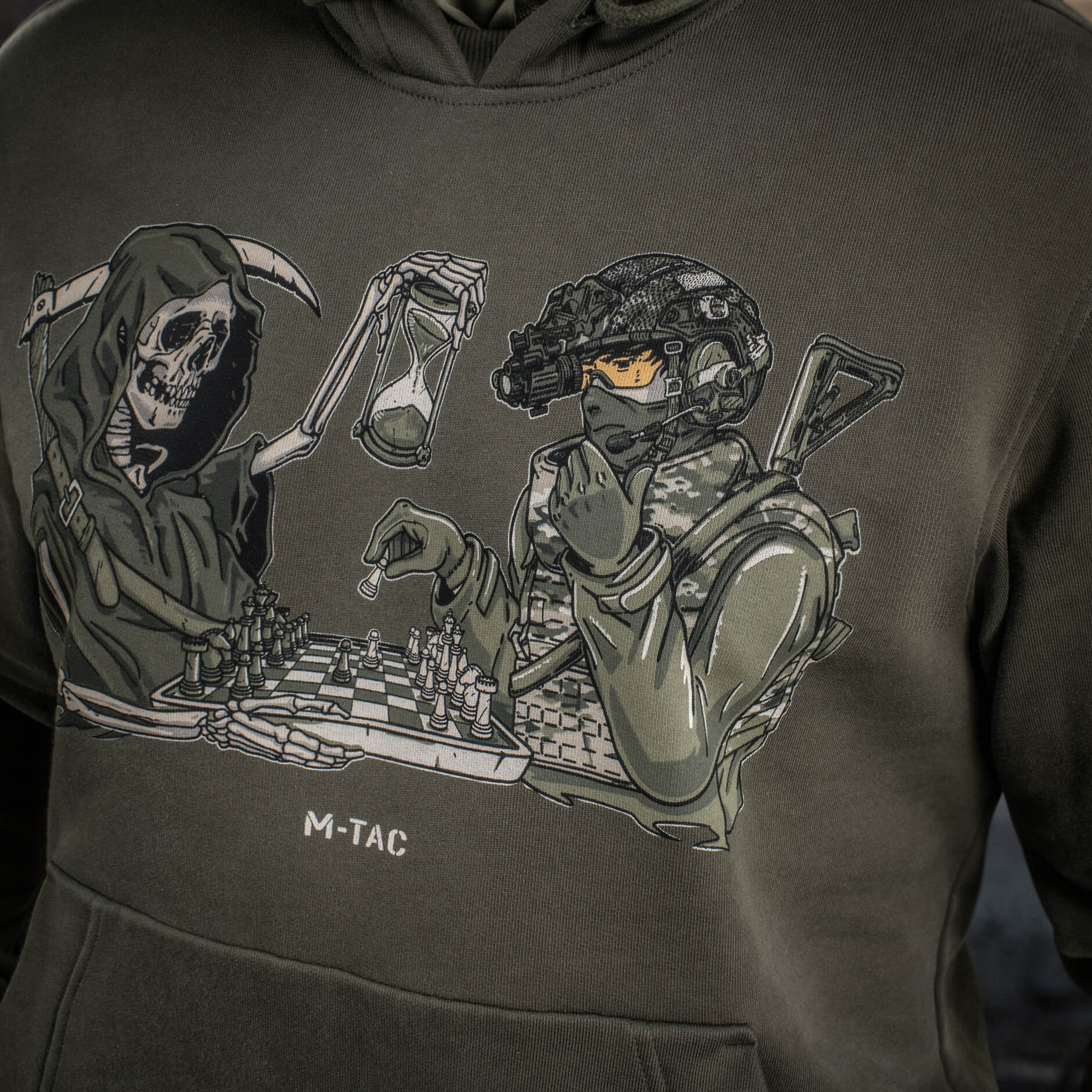 M-Tac кофта Hoodie Time Oversize Hard Ranger Green купити за
